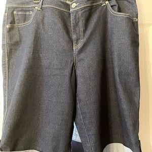 STYLE & Co Denim Bermuda Shorts  Womens Size 20W